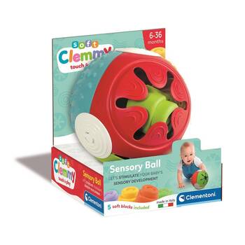 Clementoni Soft Clemmy Touch & Play Sensory Ball Baby/Infant 6m+