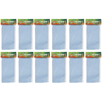12x 10pc Ultimo Easy Wipes Large 30x60cm Blue Quick-Dry Cleaning Wipes