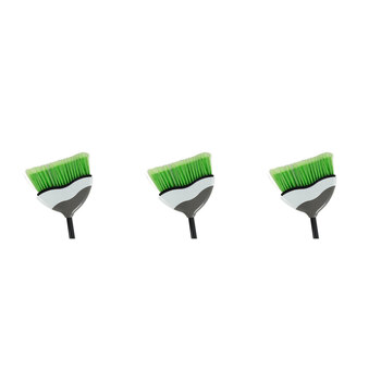 3PK Ultimo Angle Head Broom Cleaning Tool Green/Grey Assorted 1.2M 25x133cm