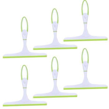 6PK Ultimo Glass Plastic Squeegee Wiper Window Cleaner 25x22cm 