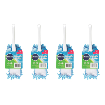 4PK kemasi Microfibre Chenille Duster Home Room Cleaning