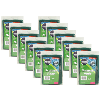 12x 10pc kemasi Scourer Pads Home Dishwashing Cleaning