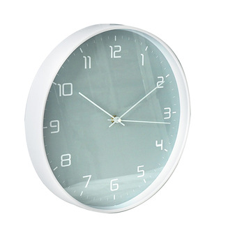 Unigift 12Inch/30cm Classic Clock White/Grey Assorted Colours