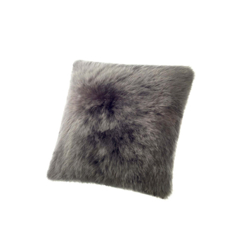 Huxford Grove The Gulgong Sheepskin Cushion Square 50cm - Steel
