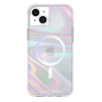 Case-Mate Soap Bubble MagSafe Case For Apple iPhone 15 Plus - Iridescent