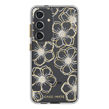 Case-Mate Floral Gems Case For Samsung Galaxy S24 - Gold