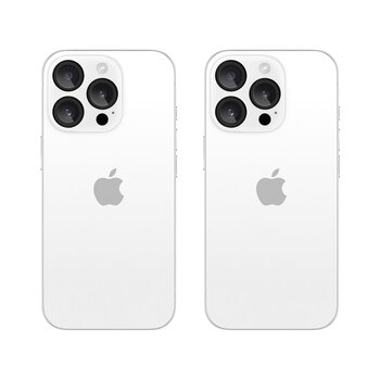 2PK Case-Mate Aluminum Ring Lens Protector For iPhone 16 Pro/Pro Max Black