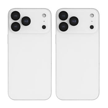 2PK Case-Mate Aluminium Ring Glass Lens Protector For iPhone 17 Pro 6.3in Black