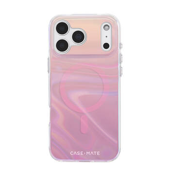 Case-Mate Peach Bubble MagSafe Case For iPhone 17 Pro Max 6.9in Iridescent