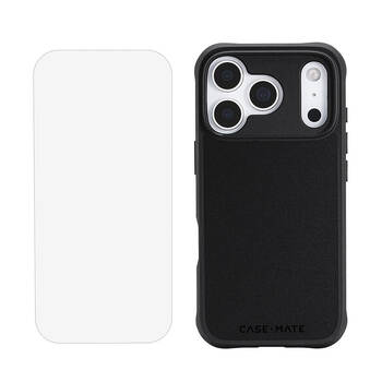 2pc Case-Mate Case & Screen Protection Set w/MagSafe For iPhone 17 Pro 6.3in BK
