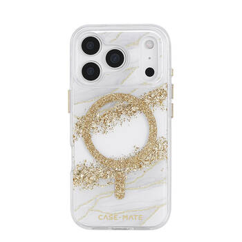 Case-Mate Karat Granite MagSafe Phone Case For iPhone 17 Pro 6.3in Gold