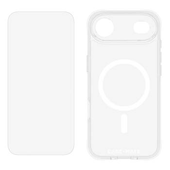 2pc Case-Mate Case & Screen Protection Set w/MagSafe For iPhone 17 Air 6.5in CLR