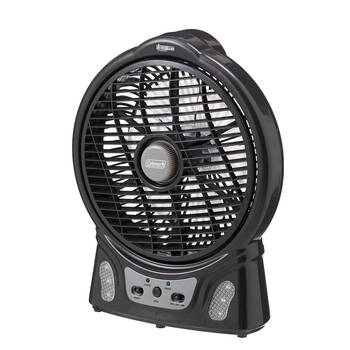 Coleman Lithium-Ion Rechargeable Compact Fan 8 Inch Black