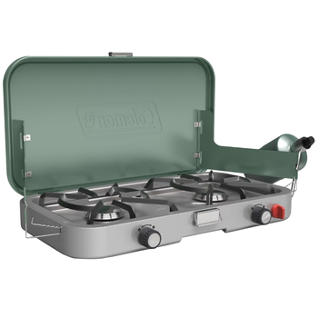 Coleman Stove Cascade 3 In 1 Standard 2 Burner Outdoor Camping 63x37cm Green