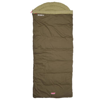 Coleman Sleeping Bag Big Game Oversized Model 230x85cm Brown Green
