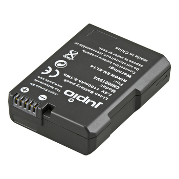 Jupio Li-Ion 7.4V 1100mAh Rechargeable Battery For Nikon EN-EL14 Camera
