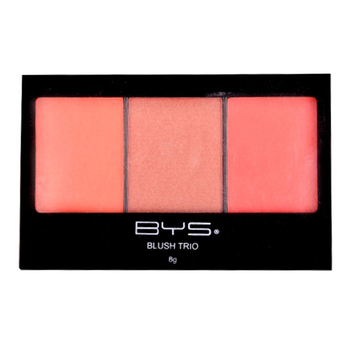 BYS Blush Trio Coral Me In 3 Shades Face Makeup 8g