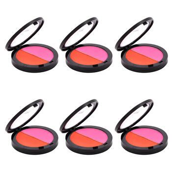 6PK BYS Blush Duo Colour Me Happy 2 Shades Face Makeup
