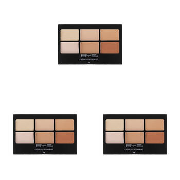 3PK BYS Creme Contour 6g Palette Contour Is Key Face Makeup