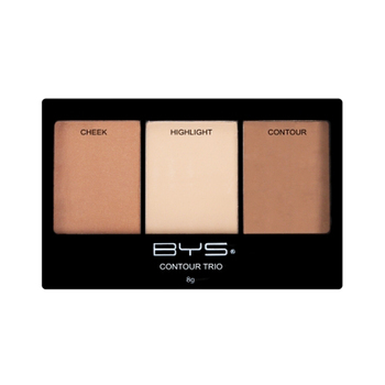 BYS Contour 8g Palette Trio Sassy Face/Cheek Makeup