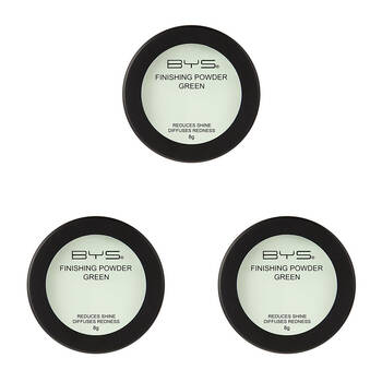 3PK BYS 8g Finishing Powder Translucent Matte Face Makeup - Green