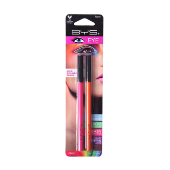 2pc BYS Neon Eyeliner Pencil Duo Pink/Orange 1.2g