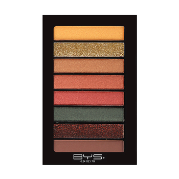BYS 7g Eyeshadow Makeup Palette Jungle Rock - 8 Shades