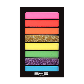 BYS 7g Eyeshadow Makeup Palette Let's Party - 8 Shades