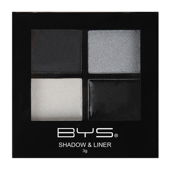 BYS 3g Shadow & Liner Eye Makeup Palette Raven Nights - 4 Shades