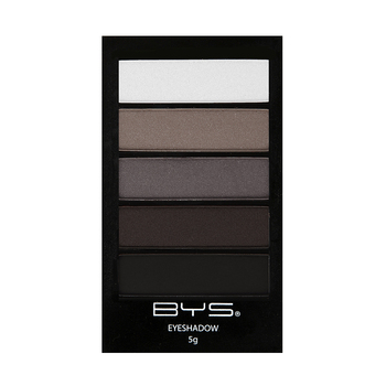 BYS Eyeshadow Palette Black Steel - 5 Shades 5g