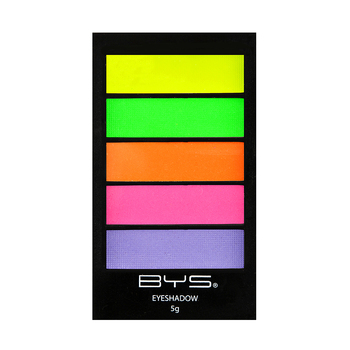 BYS Eyeshadow Palette Neons - 5 Shades 5g
