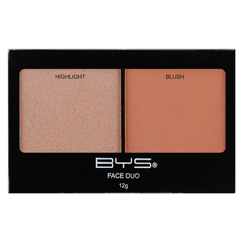 BYS Face Duo Highlight & Blush Palette