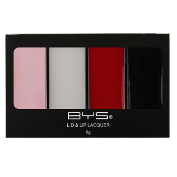 BYS Lid/Lip Lacquer Rebel Makeup 8g - 4 Shades