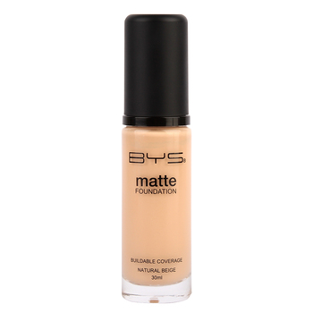 BYS Matte 30ml Liquid Foundation Full Coverage Face Makeup - Natural Beige