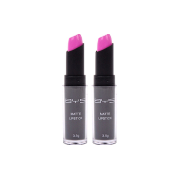 2PK BYS 3.5g Matte Lipstick Makeup Cosmetic - I Dont Pink So