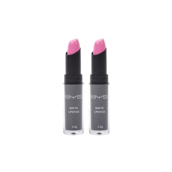 2PK BYS 3.5g Matte Lipstick Makeup Cosmetic - Pink Before You Speak