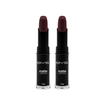 2PK BYS Matte Lipstick Purple Dawn 3.5g  Lip Makeup Cosmetics