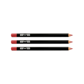 3PK BYS Matte Lip Liner Pencil Makeup Long Lasting Flesh 1g