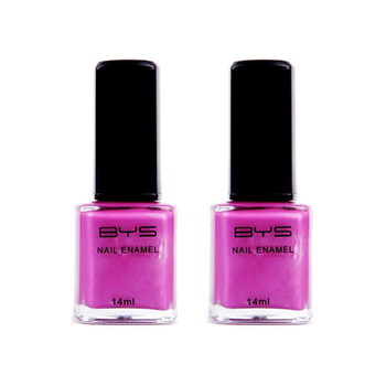 2PK BYS 14ml Nail Polish In Grape Shape Pink