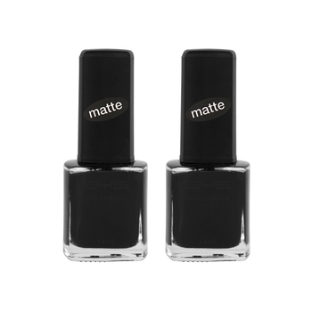 2PK BYS 14ml Nail Polish Matte Black