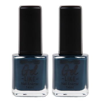 2PK BYS 14ml Nail Polish Gel-Like Cool Surf Blue