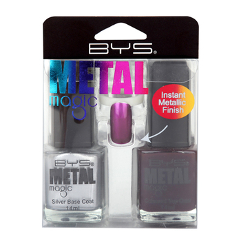 2pc BYS Nail Polish Metal Magic Amethyst Fusion