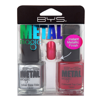 2pc BYS Nail Polish Metal Magic Princess Ruby