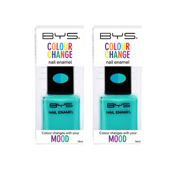 2PK BYS 14ml Nail Polish Colour Change Blue