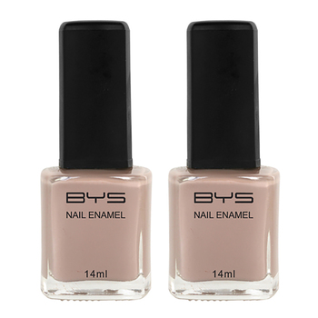 2PK BYS 14ml Nail Polish Tempting Taurus Grey
