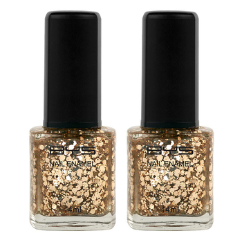 2PK BYS 14ml Nail Polish Million Dollar Baby Gold