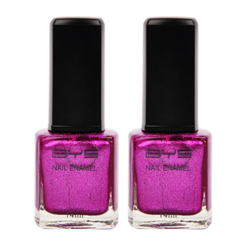 2PK BYS 14ml Nail Polish Orchid Ice Purple