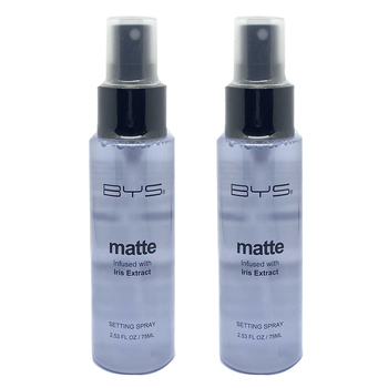 2PK BYS Matte Skin/Makeup 75ml Setting Spray w/ Iris Extract