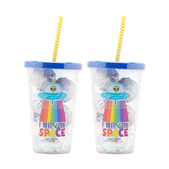 2PK I Need Some Space Bath Fizzers w/Drinking Cup 3y+