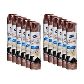 12PK Cleana Air Freshner Cleaner Spray Home Fragrance 263g Assorted